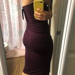 Wine midi dress, never worn